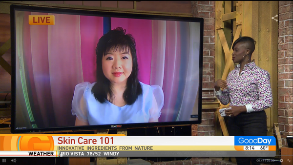 Our founder on Good Day Talking About Skin Care Ingredients