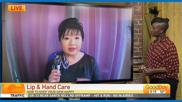 Our founder on Good Day for Lip and Hand Care May 2022