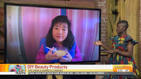 Our founder on CBS Good Day Sacramento on DIY Beauty