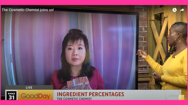 Our Founder on Good Day Talking About Ingredient Percentages