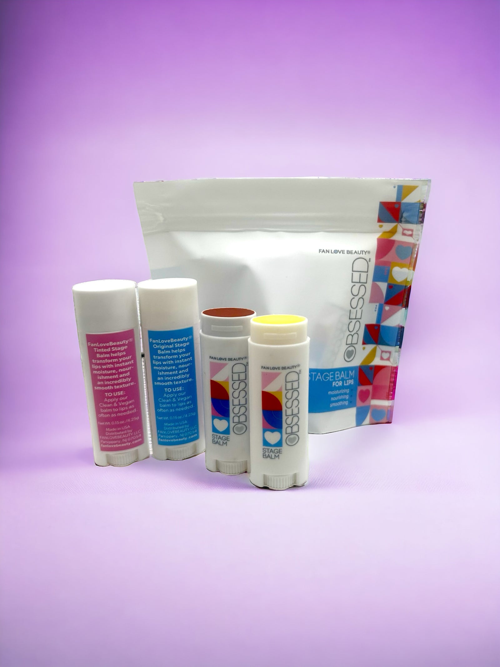Multi-4 Pack Stage Balm For lips – FanLoveBeauty Obsessed with